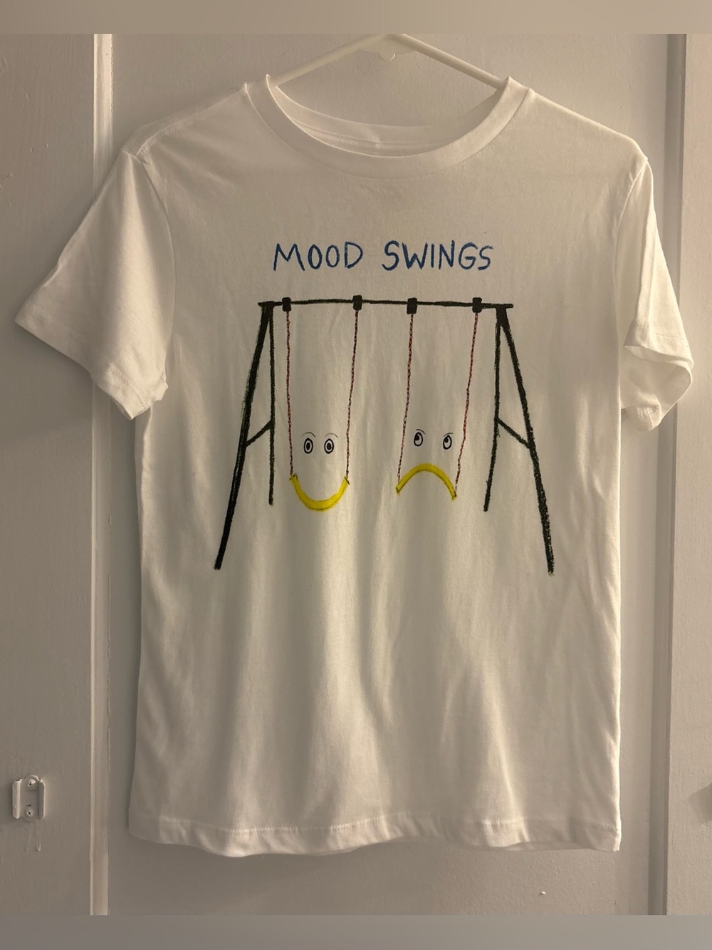 Anthropologie Unfortunate Portrait Mood Swings Tee Size Small NWT
